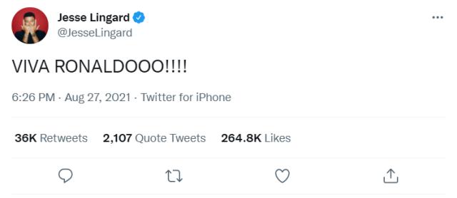 2026世界杯-林加德狂喜：C罗万岁！纳尼动真情：我会一直支持你